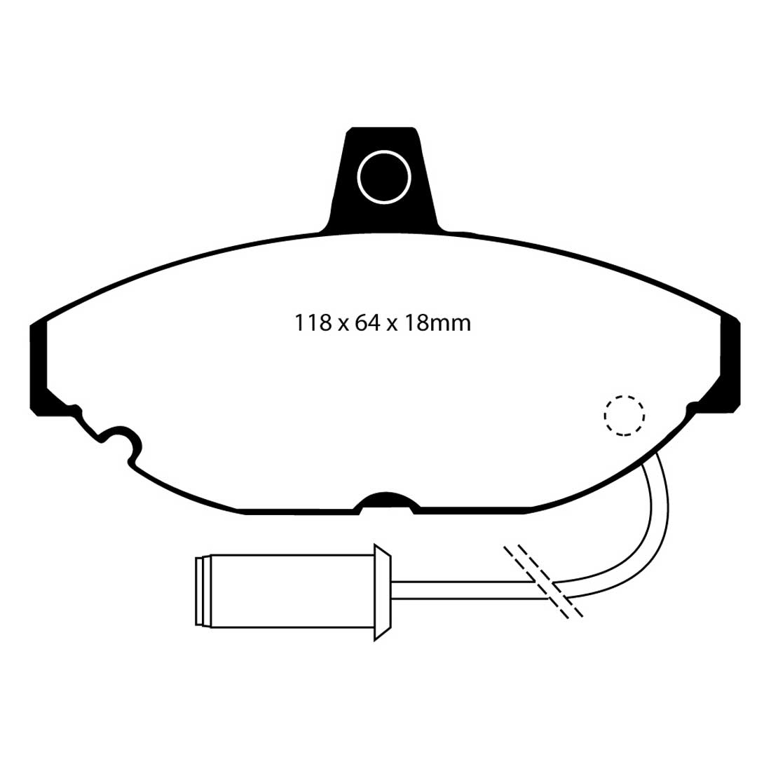 EBC Blackstuff Ultimax2 Bremsbeläge EBC100271 für MG MAESTRO MONTEGO