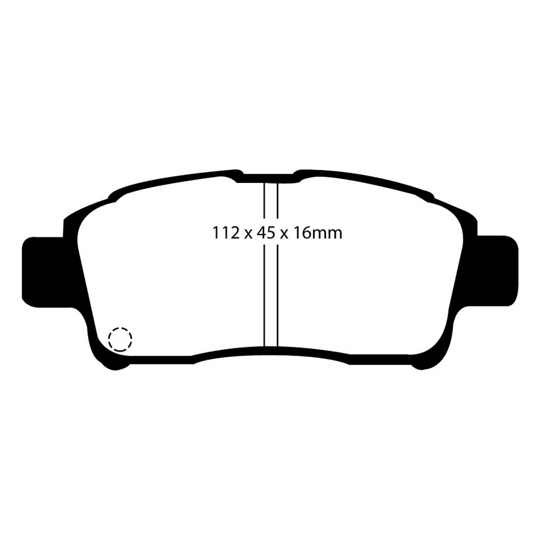 EBC Blackstuff Ultimax2 Bremsbeläge EBC100852 für Toyota Yaris 1