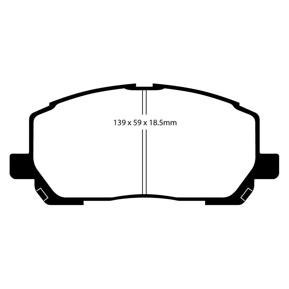 EBC Greenstuff Bremsbeläge EBC103463 für Lexus RX (1) RX (4)