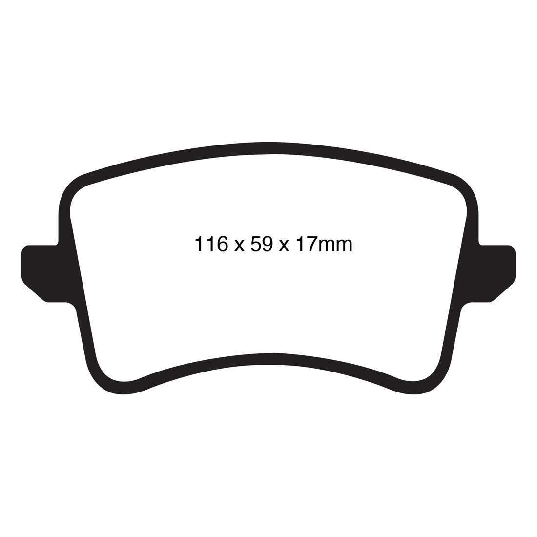 EBC Blackstuff Ultimax2 Bremsbeläge EBC112559 für Audi A4 Avant A4 A5 Q5