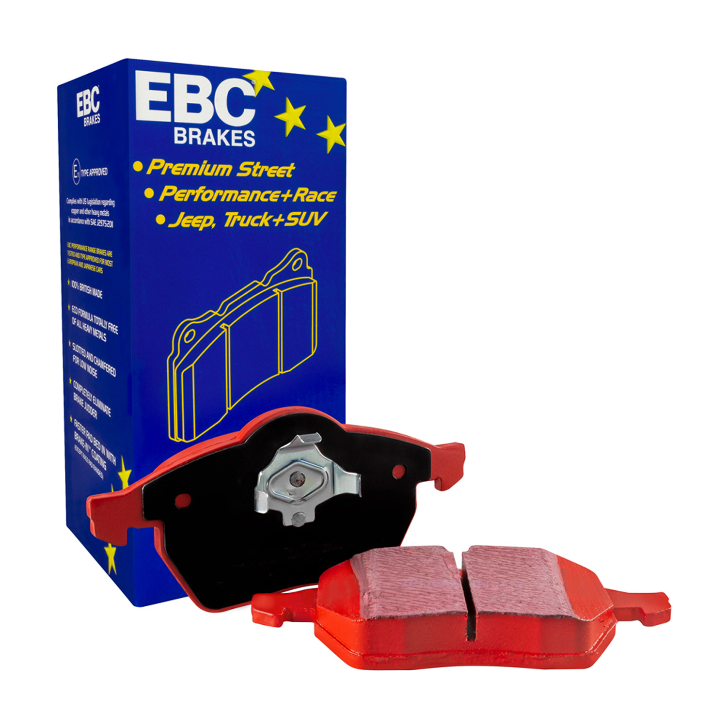 EBC Redstuff Bremsbeläge EBC102444 für Volvo C70 S70 V70 (1)