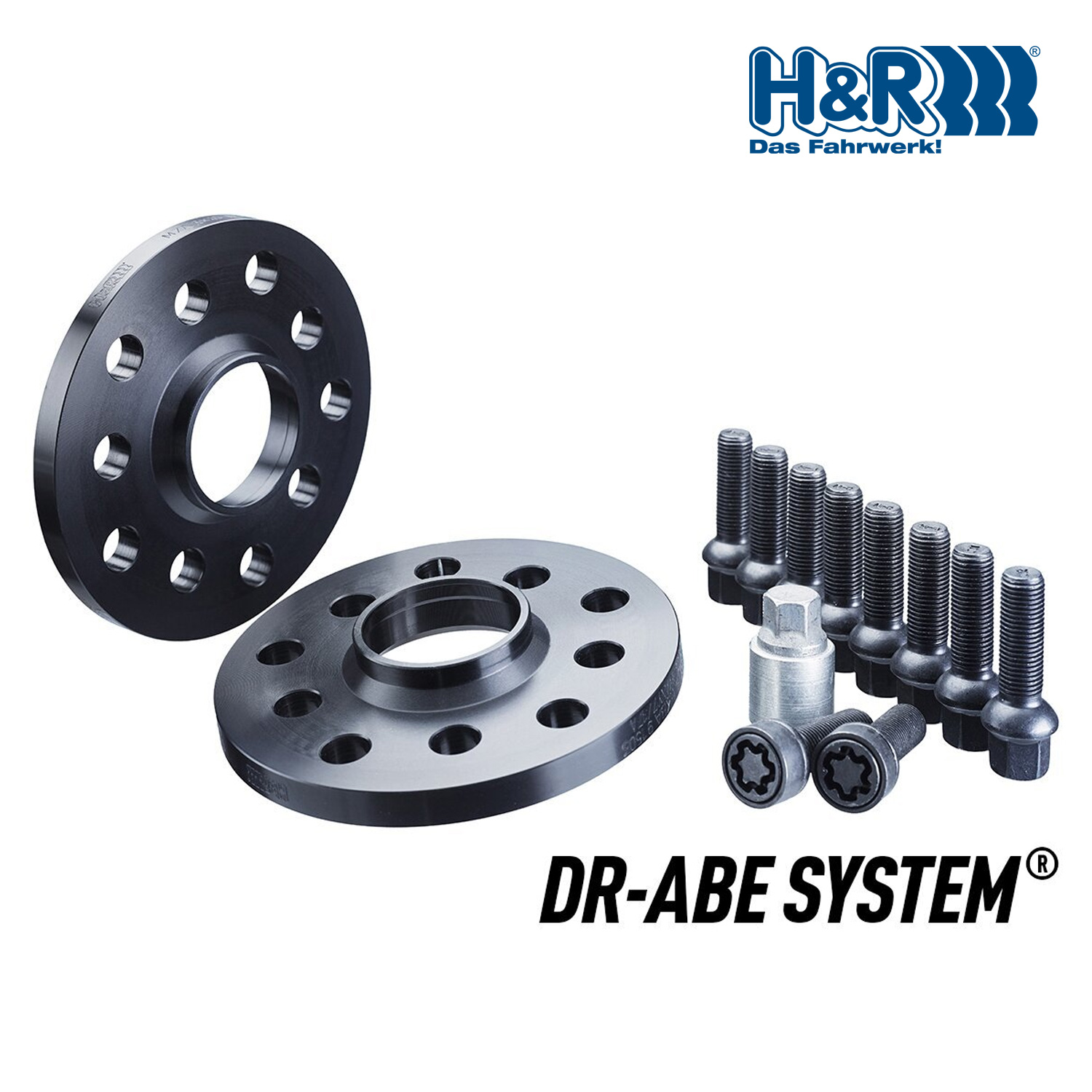 H&R Spurverbreiterungen mit ABE 2x12mm B45651-12 für Alfa Romeo Giulia, Stelvio