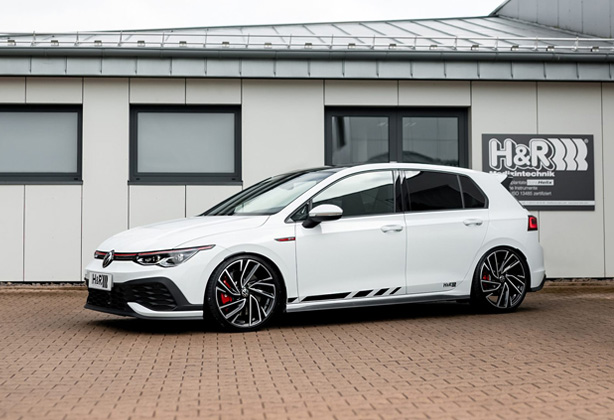 VW Golf 8 GTI, GTD, Clubsport Tuning: Tieferlegungsfedern von H&R